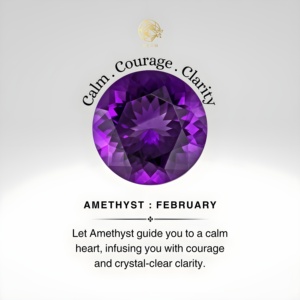 14K Pure Gold Claw-Setting Natural Pear Cut Amethyst Three Gemstone Ring with Halo Diamond Handmade Fine Jewelry Engagement Ring - Product Image 5