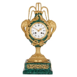 Award-Winning Malachite Stone Desktop <b>Clock</b> Modern French Stylish Home Interior Metal Crystal Wooden Trophy/Medal Welcome Gifts - Product Image 6