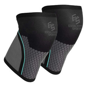 Rodilleras de Compresión Ajustables y Transpirables con Logotipo Personalizado, Rodilleras de Neopreno Rígido de 7 mm de Alta Resistencia para Levantamiento de Pesas, Soporte para Rodilla de Gimnasio, OEM - Product Image 3