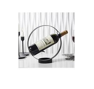 Basics - Botellero Metálico Apilable para 4 Botellas, Almacenamiento de Vino, Soporte para Botellas de Vino que Ahorra Espacio, Botellero Metálico Negro - Product Image 4