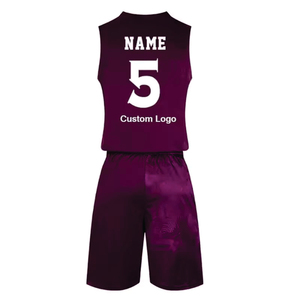 Full Customize Reversible <b>Basket</b> Ball Kids Singlets Vests Kit Set Shirt American Design Logo Uniforms Basketball Jerseys - Product Image 3