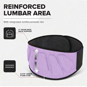 Cinturón de levantamiento de pesas de neopreno más resistente, cómodo y ligero, para estabilidad del torso, ideal para peso muerto y CrossFit. - Product Image 2