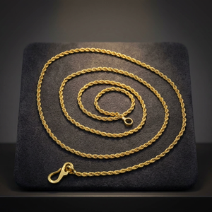 สร้อยคอทองชุบ 14K 18K 24K แบบเกลียว ดีไซน์ทันสมัย ขายส่ง - Product Image 4