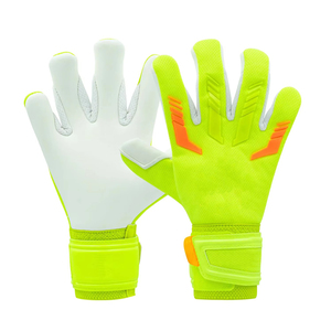 Gants de gardien de but personnalisés, légers, en latex, à séchage rapide, respirants, imperméables, extensibles, antidérapants, avec sangle de poignet réglable et lacets - Product Image 2