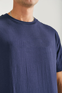 Camiseta Informal de Cuello Redondo y Manga Corta para Hombre, Nueva Camiseta Holgada de Algodón para Verano 2025 - Product Image 6