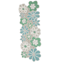 Chemin de table perlé fait main Royal |   Nappe décorative brodée florale pour hôtel, restaurant, table à manger, cadeau de mariage