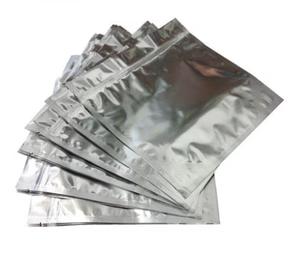 Aluminum Three-Side Seal Stand <b>up</b> <b>Pouch</b> BOPP AL PE Heat Seal for Food Packaging with Zipper Top 120x100mm - Product Image 5