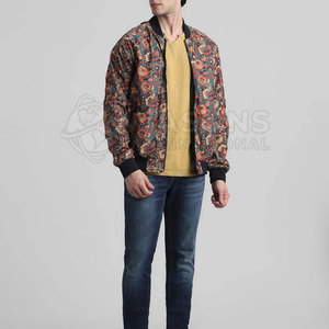 Daily Use And <b>Travel</b> Men Bomber <b>Jacket</b> Fashion Style Zip <b>Jacket</b> Lightweight Fabric Comfortable Fit Perfect For Casual Wear - Product Image 3