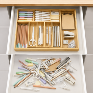 Panel de cajón de sala de estar de alta calidad, caja de madera, cubiertos, cajones extraíbles, sistemas de organización de cajones de cocina para armarios - Product Image 5