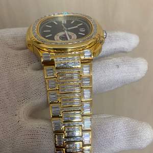 Reloj de Diamantes Cultivados en Laboratorio de Alta Calidad, Totalmente Personalizado, para Hombre, Estilo Hip Hop, Regalo de Joyería de Diamantes - Product Image 2