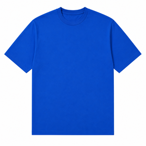 Regular Fit Blank Custom Knitted Formal O-Neck Short Sleeve <b>T</b> <b>Shirt</b> Screen Print DTG Logo Unisex Plain Casual High Quality - Product Image 2