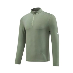 Fabricant de vêtements de sport personnalisés, t-shirts de compression pour la gym, légers, en polyester et élasthanne, marque privée, vente en gros - Product Image 2