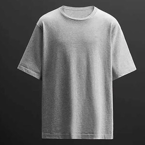 เสื้อยืดโอเวอร์ไซส์แขนสั้นผ้าฝ้ายแท้ 100% สำหรับผู้ชาย สไตล์สตรีทแวร์ - Product Image 1