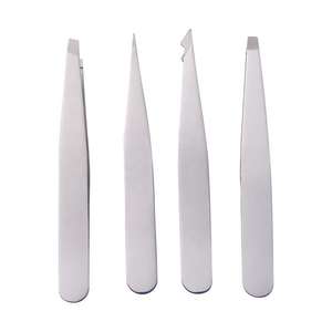 Pince à épiler inclinée en acier inoxydable de haute qualité, outil de maquillage de précision, épilateur facial réutilisable pour hommes et femmes ANAAIF - Product Image 5