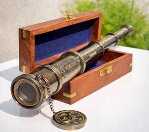 Télescope numérique London Brass à prisme Porro entièrement multicouche avec mise au point centrale et illumination dorée pour l'astronomie - Cadeau d'anniversaire unique - Product Image 2