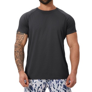 Meilleure vente personnalisé séchage rapide décontracté ample solide respirant T-shirts Gym Muscle Sports Citywalk Fitness en plein air hommes t-shirt - Product Image 1