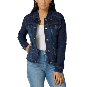 Premium Latest Quality New Arrival Manufacturer Custom Vintage Style and Wholesale Newest Short Design Denim Jean Jacket - Product Image 3