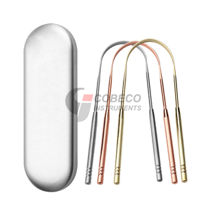 Raspador de Lengua Compatible con Ortodoncia, de Acero Inoxidable, Seguro para Usuarios de Brackets, Suave con el Material - Product Image 4