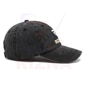 Casquette de baseball unisexe personnalisée OEM, haute qualité, logo brodé 3D, 6 panneaux, chapeaux de golf imprimés, logo personnalisé, effet délavé, faible MOQ, 100% personnalisable - Product Image 6