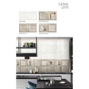 กระเบื้องบุผนังเซรามิกสีขาวพิเศษ ขนาด 300x600 มม. สำหรับตกแต่งภายในสำนักงานสมัยใหม่ เหมาะสำหรับการพัฒนาอสังหาริมทรัพย์เชิงพาณิชย์ระดับมืออาชีพ - Product Image 1