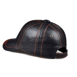 Sombreros de Cuero para Hombre, Sombrero Ligero de Cuero PU, Moda Moderna, Gorro Deportivo para Exteriores, Fabricación OEM, Proveedor Mayorista - Product Image 4