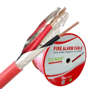 Cable de alarma contra incendios 2-6 núcleos Cable DE CONTROL DE COBRE extraflexible LSZH/Cable resistente al fuego de chaqueta de PVC