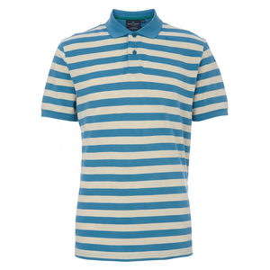 Chemise pour homme 100% coton respirant, coupe ajustée, manches courtes, détails latéraux, style décontracté - Product Image 1