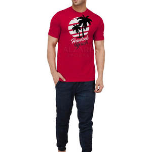 Camiseta estampada de alta calidad con material transpirable, estampado duradero y textura suave para uso diario, camiseta estampada elegante. - Product Image 5