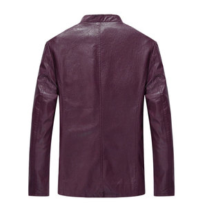 Veste en cuir pour homme, élégante, tendance, classique, pour tous les jours, respirante, grande taille, de qualité supérieure - Product Image 3
