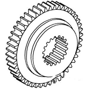 เฟืองเกียร์ส่งกำลังที่ 4 รุ่น S.61078 32 ฟัน 18 สไปลน์ สำหรับรถแทรกเตอร์ Massey Ferguson 135 150 165 235 240 245 255 อะไหล่ - Product Image 6