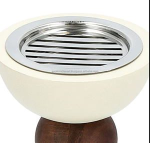 เครื่องหอมไม้เรซินไม้แฮนด์เมดสไตล์อาหรับเครื่องหอมไม้บาคูร์หรูหราตะวันออกกลางจากอินเดีย - Product Image 4