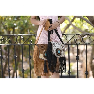 LW Genuine Cow Hair Leather Handmade Sling Bag Single <b>Strap</b> Handbag <b>Shoulder</b> Bag for Women Trending Fashion Spring/Summer 2024 - Product Image 3