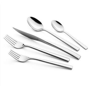 Cucharas, Tenedores y Cuchillos de Grado Alimenticio, Juego de Cubiertos de 4 Piezas, Suministros para Restaurantes, Juego de Cubiertos Reutilizables y Sostenibles, Acabado Brillante - Product Image 4