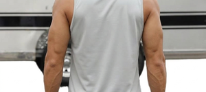 Camisetas sin mangas de punto de color liso para hombre, cuello redondo, secado rápido, holgadas, deportivas, de elastano/poliéster, para culturismo - Product Image 6