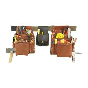 Wholesale Best Selling Made Pakistan Heavy-Duty Leather <b>Tool</b> <b>Bag</b> High Quality OEM Customizable Waterproof Leather <b>Tool</b> <b>Bag</b> - Product Image 1