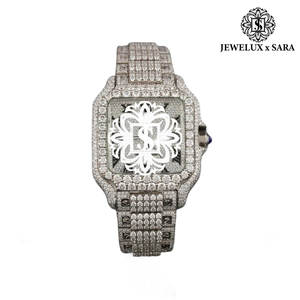 Premium Quality Luxury Fully White Iced Out <b>Diamond</b> <b>Watch</b> for Gifts Celebrations and Special Occasions Available for Best Price - Product Image 1