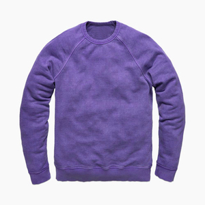 Sudadera de Felpa de Algodón para Hombre, Corte Regular, Cuello Redondo, Logotipo Personalizado Bordado, Diseño Sólido, Prendas Ecológicas - Product Image 6