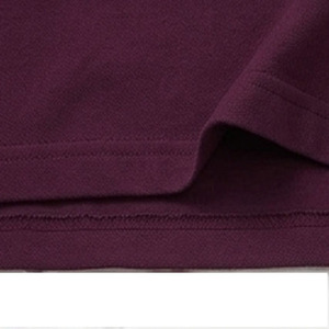 เสื้อโปโลพิมพ์ลายสีพื้นขายส่ง เสื้อโปโลชาย คอปกแถบสีตัดกัน สไตล์สปอร์ต ลำลอง เสื้อยืดผ้าฝ้าย 100% เสื้อโปโลผ้าปิเก้ - Product Image 5