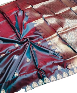 Saray en coton et soie, imprimée, avec chemisier, tenue indienne, meilleur prix, vente en gros, nouvelle collection 2020 - Product Image 1