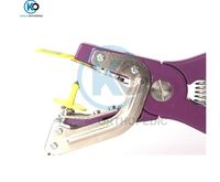 Pince d'application d'étiquettes auriculaires en acier durable et réutilisable, design personnalisé, finition satinée, instruments chirurgicaux vétérinaires