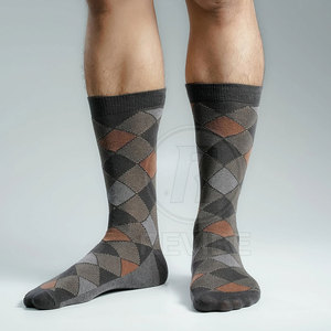 Lightweight 100% Cotton Crew <b>Socks</b> for Men-Winter Use <b>Soft</b> & Breathable Gym Sports High Quality Customizable - Product Image 6