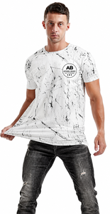 T-shirt décontracté à manches courtes 100 % coton pour homme de la marque AMY, coupe classique, personnalisable avec logo, vente en gros - Product Image 3