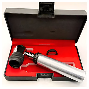 Ensemble de dermatoscopes à poignée en laiton avec loupe 10X pour la dermatologie, observation des lésions cutanées, fournisseur en gros - Product Image 3
