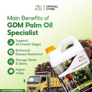 Fertilizante Orgánico GDM Avanzado con Ácido Húmico para la Agricultura de Palma y Máximo Rendimiento de Cosecha - Product Image 3