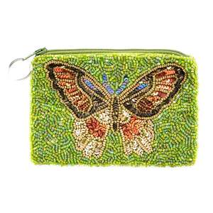 Porte-monnaie artisanal haut de gamme en perles, broderie de perles, mini portefeuille à prix avantageux - Product Image 1