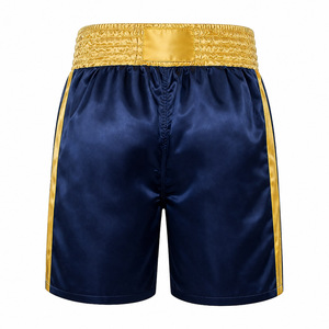 Shorts de boxe haut de gamme, vêtements de combat de boxe, satin flexible, respirant, respectueux de l'environnement, shorts de protection pour l'entraînement, fabrication OEM, vente en gros - Product Image 5