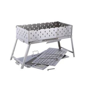 Parrilla de Carbón para Barbacoa, Fabricada con Acero Inoxidable de Alta Calidad, Ideal para Campamentos y Fiestas en el Patio Trasero - Product Image 3