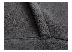 เสื้อฮู้ดผ้าฟลีซขั้วโลกสำหรับผู้ชายมีสไตล์มีปกตั้งทำจากผ้าฝ้าย100% ฤดูหนาว - Product Image 4