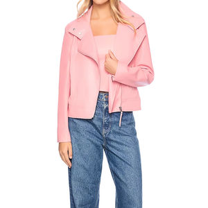 Veste en cuir véritable de style motard classique pour femmes, personnalisable, avec manches longues, veste pour femmes, vestes en cuir pour femmes - Product Image 6