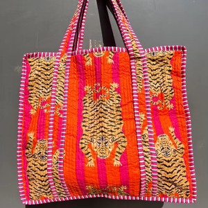 Wholesale Lightweight Solid Color Quilted Tote Bag Large Capacity Cotton Shoulder Handbag Women All Seasons VertexIndiaCorp - Product Image 1